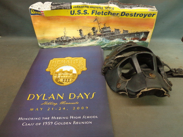 Old Catchers Mask and Dylan Days Memrabilia