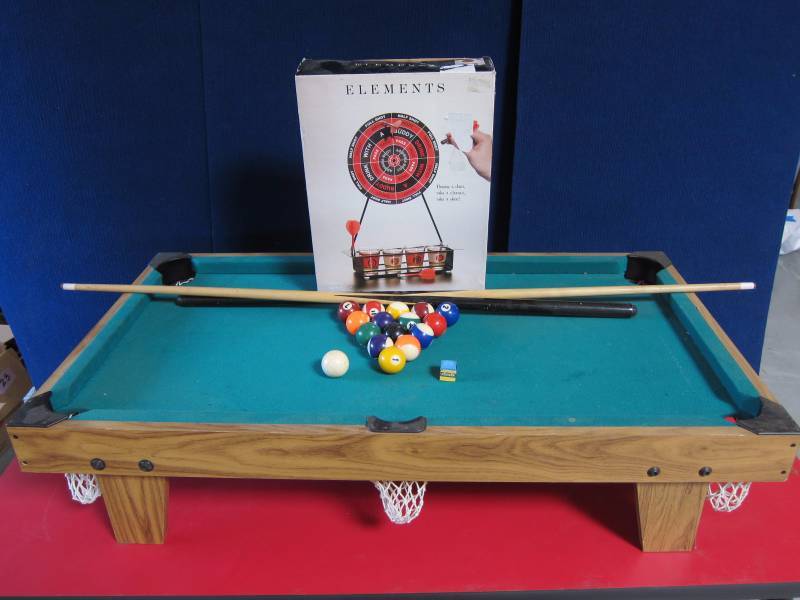 Miniature Pool Table Set