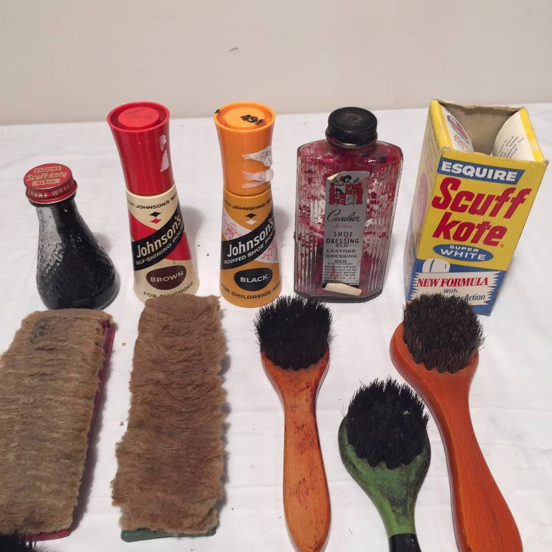 SHOE POLISHING ITEMS