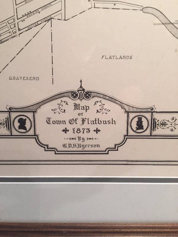 MAP OF THE TOWN FLATBUSH