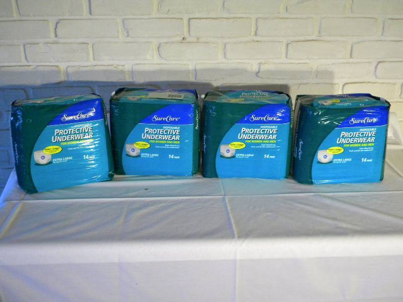 lot 27 image: Sure Care Protective Underwear Lot