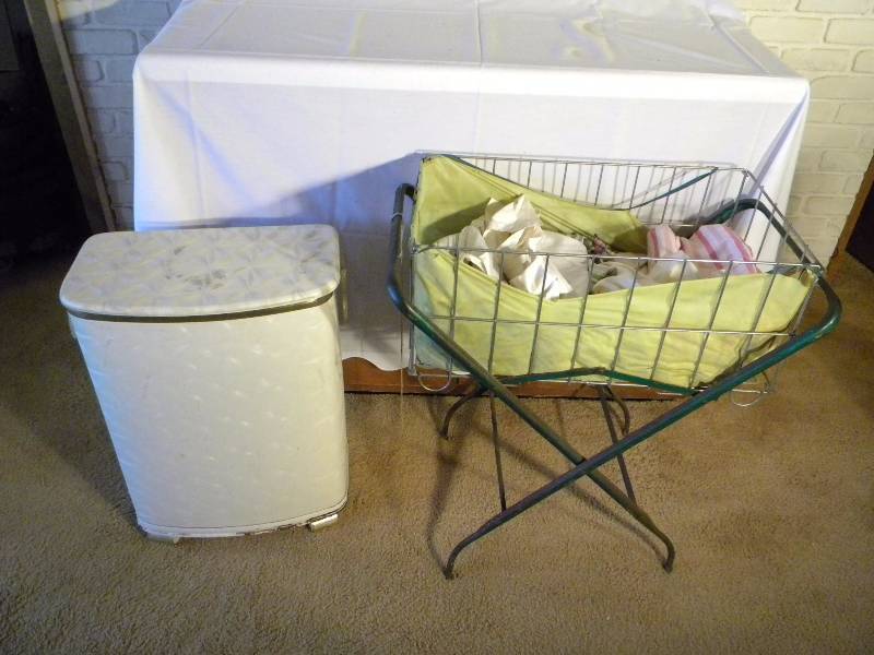 lot 45 image: Pair of Vintage Clothes Hampers