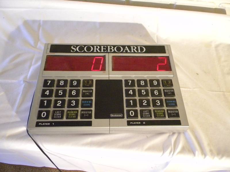 lot 52 image: Brookstone Electronic Scoreboard