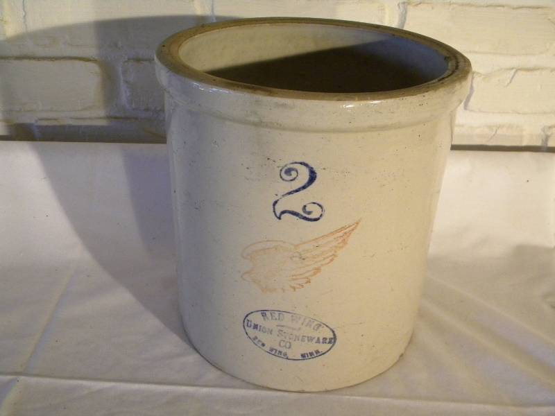 lot 57 image: Red Wing 2 Gallon Crock