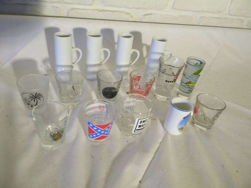 lot 105 image: Misc Lot of Shot Glasses