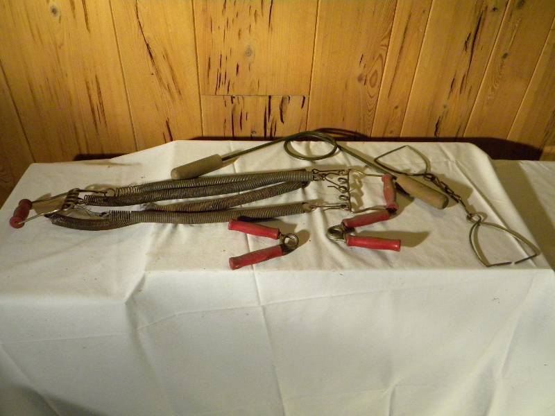 lot 215 image: Vintage Exercise Equipment