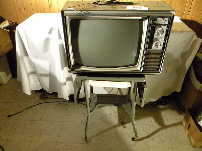 lot 222 image: TV and Typewriter Stand