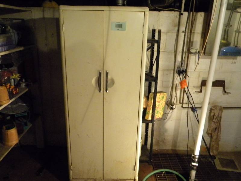 lot 228 image: Metal Cabinet and Contents