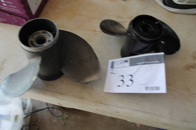 lot 33 image: Lot of (2) Boat Propellers.