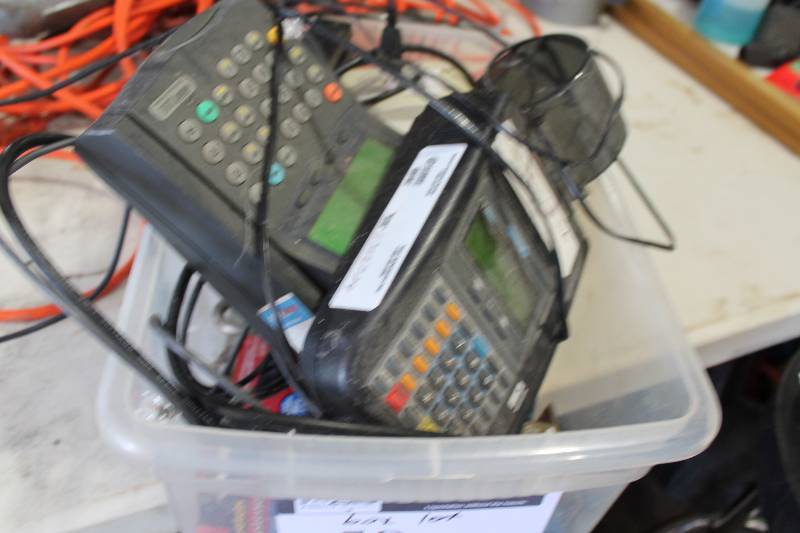 lot 50 image: Lot of (2) P.O.S. Terminals wCords.