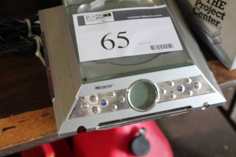 lot 65 image: Memorex Home Audio System wDigital AMFM CD Player Model No. MX4114.