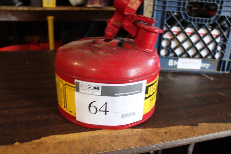 lot 64 image: Just Rite Safety Can wHandle Release Pour.