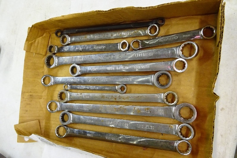 lot 34 image: Matco Box End Wrenches