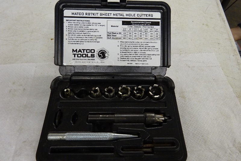 lot 53 image: Matco Sheet Metal Hole Saw
