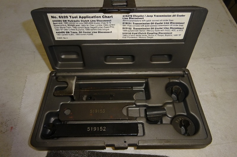 lot 55 image: Matco Transmission Disconnect Set