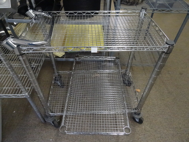 lot 260 image: Wire Shelf Cart