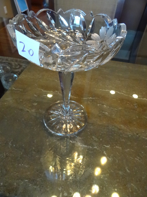 Crystal Pedestal Dish
