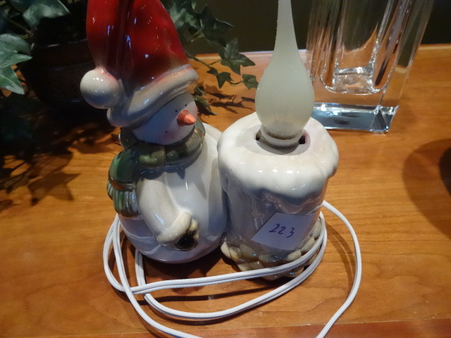 Snowman Lamp