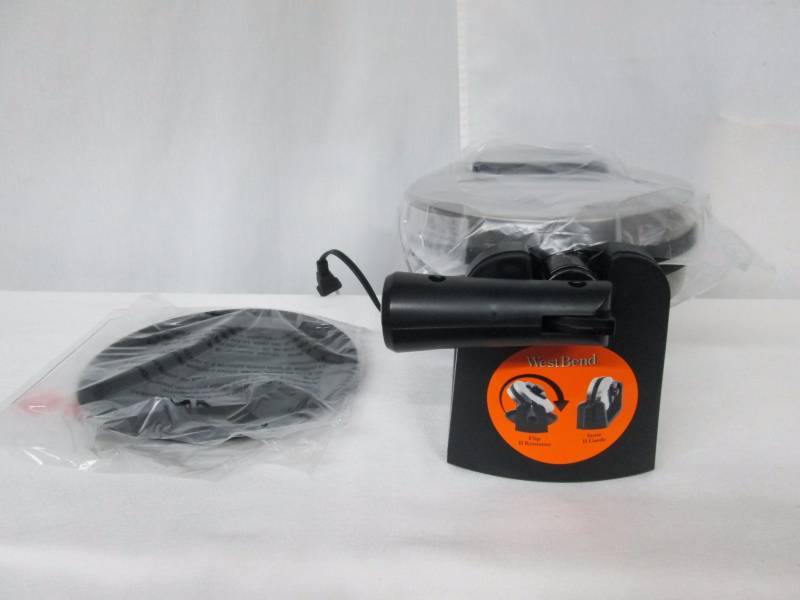 lot 61 image: West Bend Rotary Waffle Maker
