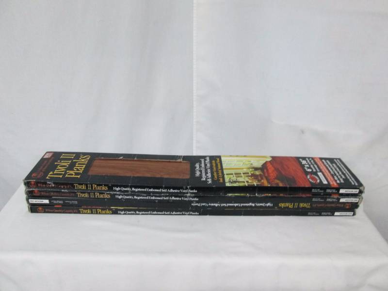 lot 58 image: 4 Packs - Tivoli II Peel-N-Stick Flooring Planks
