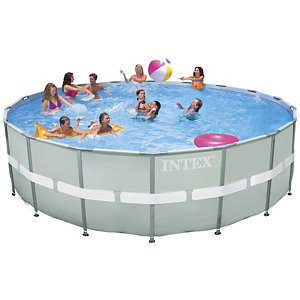 lot 2 image: Intex 18 x 52 Ultra Frame Pool