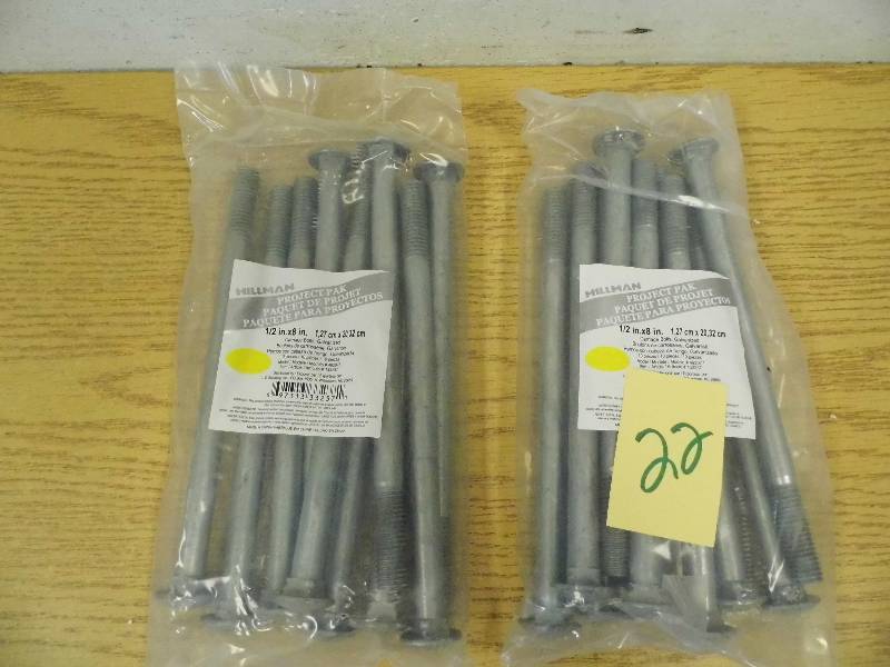 2 Packs of New Hillman Bolts