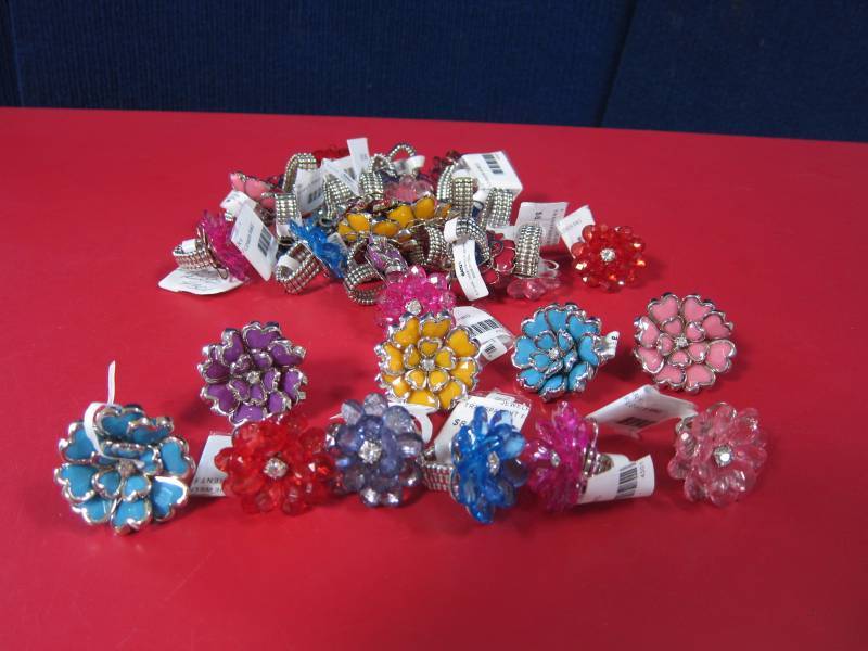 Assorted Flower Rings