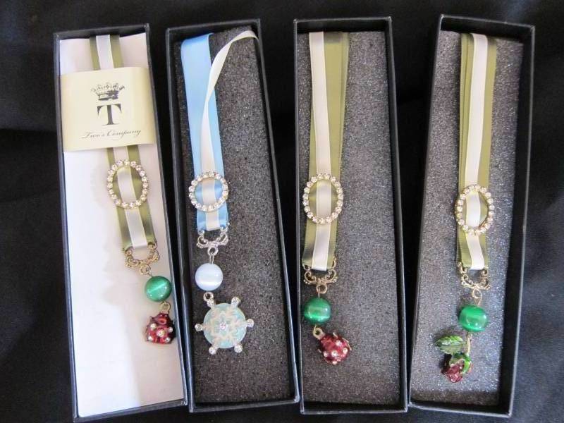 Crystal Ribbon Bookmarks