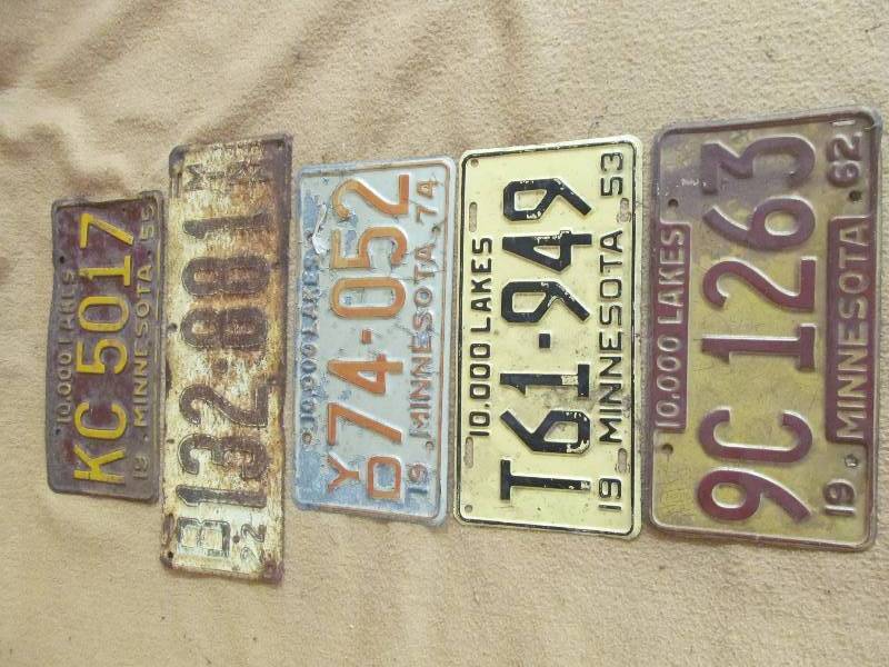 license plates