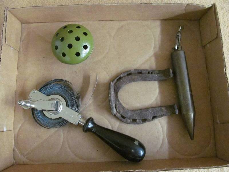 tape measure, brass blumbob