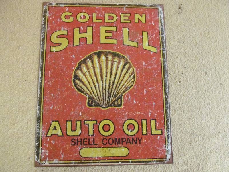 Metal sign