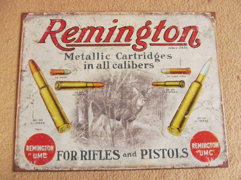 metal sign