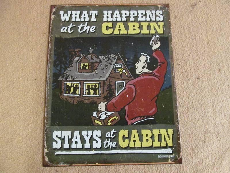 metal sign