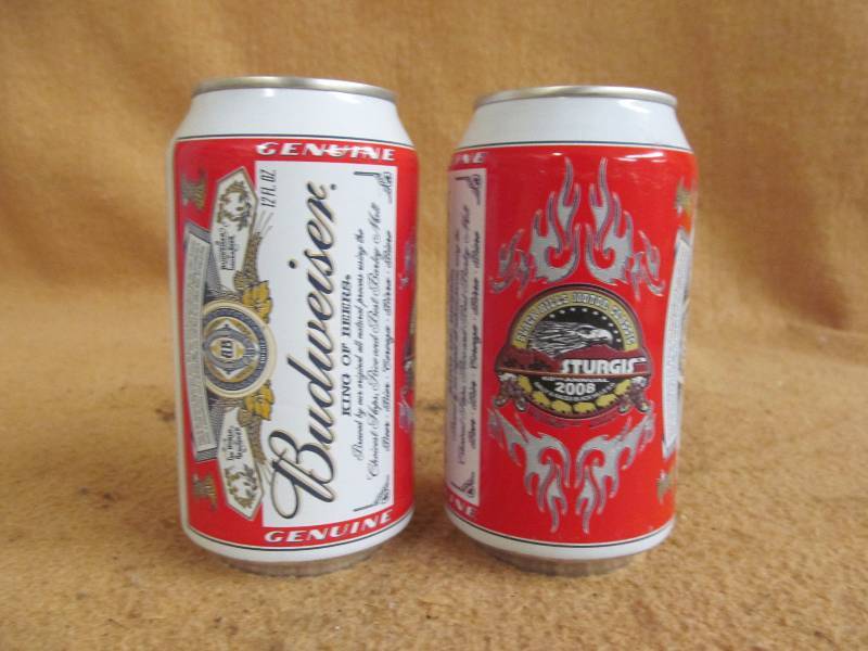 Budweiser cans
