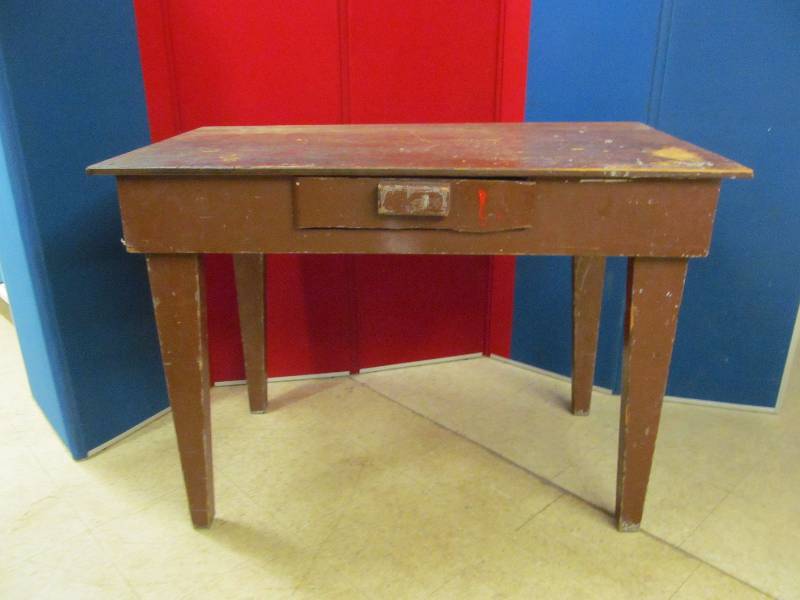 wood desk
