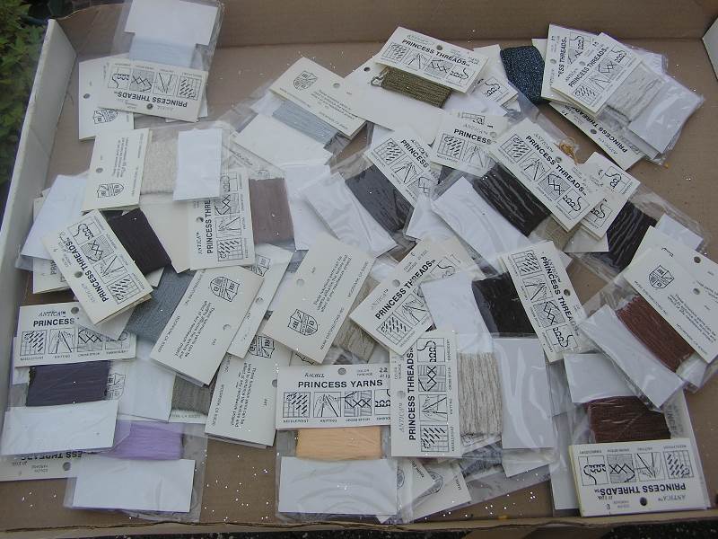 princess threads 10 yard lot of 57 new