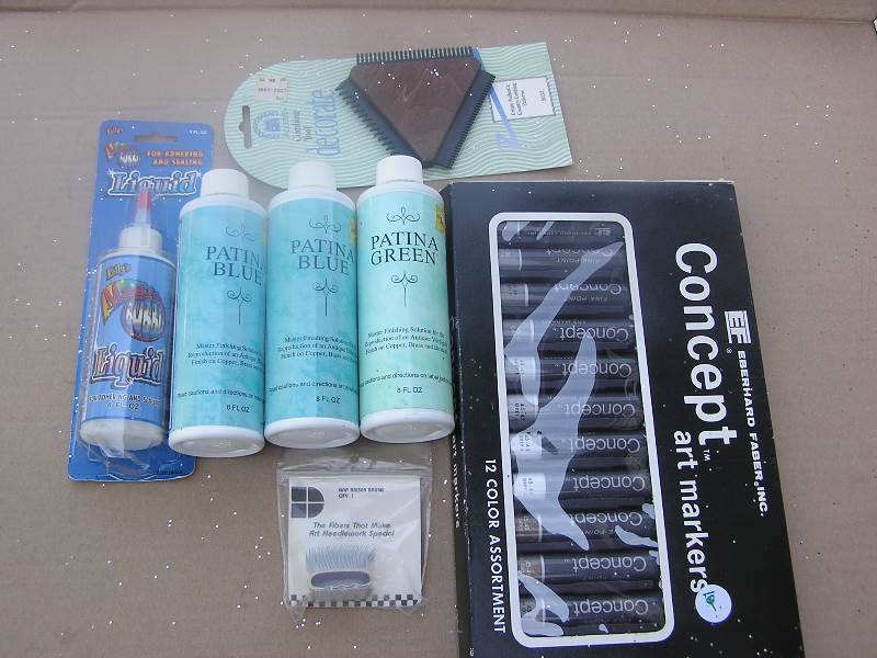craft chemicals tools and markers