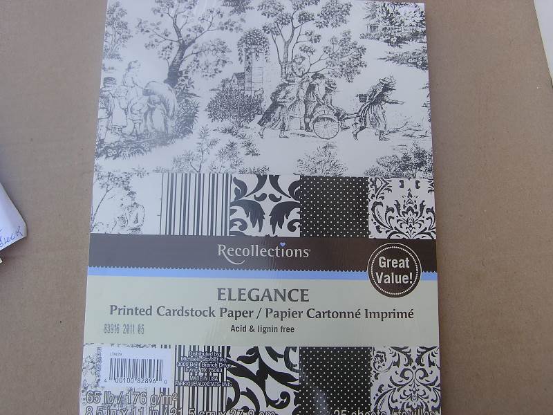 elegance cardstock