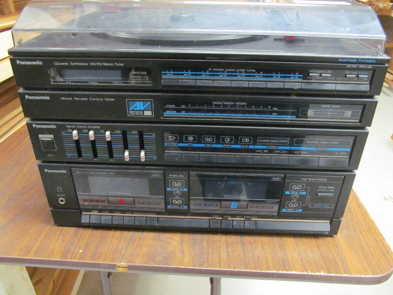 Panasonic Complete Stereo System & Cassette Holder