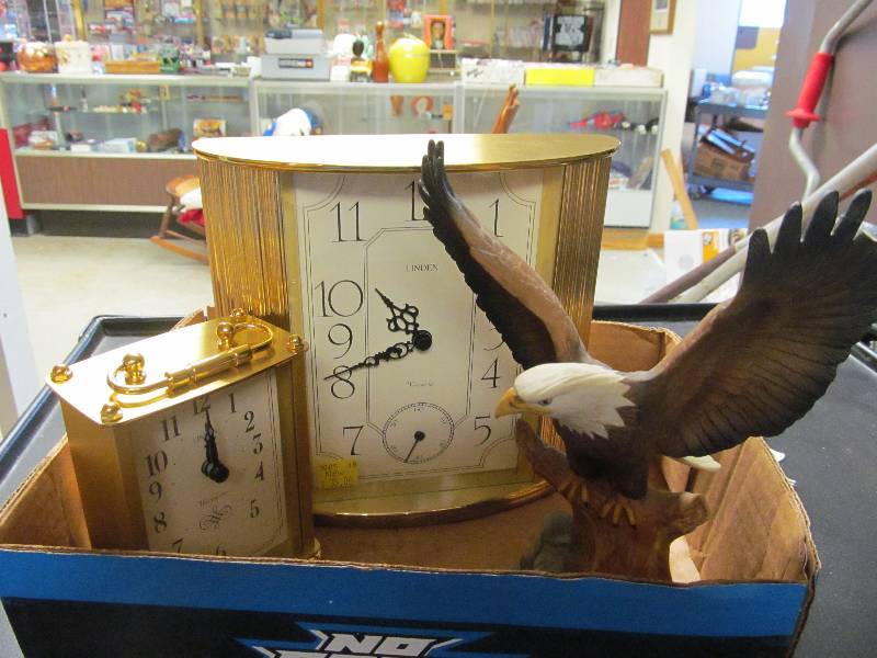 Lot of 2 NEW clocks & Eagle