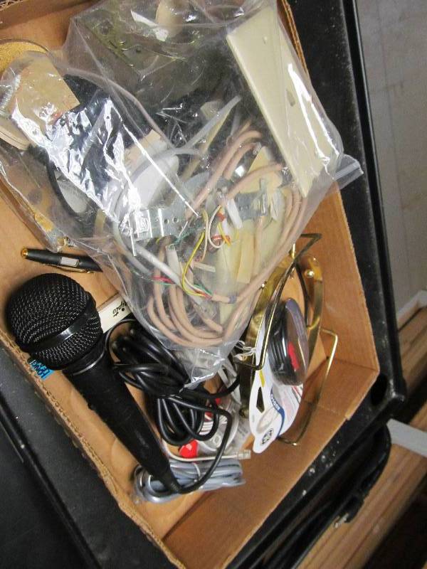 Lot of electronics and wires