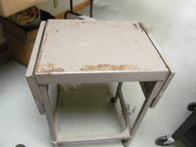 Vintage mobile work table