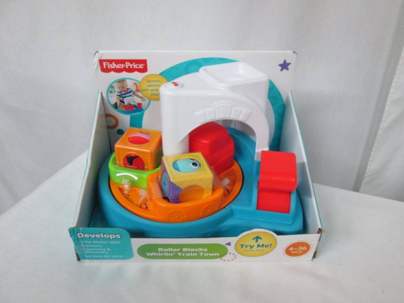 Fisher-Price Roller Blocks Whirlin Train Town