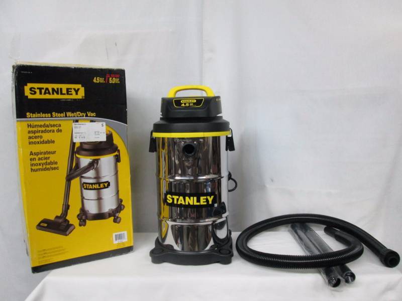 Stanley 5Gallon Wet/Dry Shop Vac August High End Store Returns 6