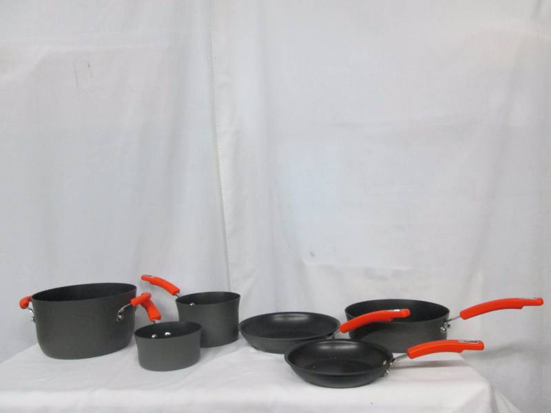 Rachel Ray 10-pc. Hard Anodized Cookware Set