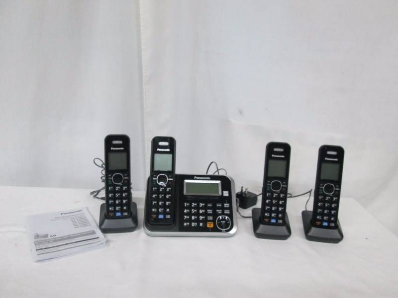 Panasonic DECT 6.0 Plus Cordless w 4 Handsets