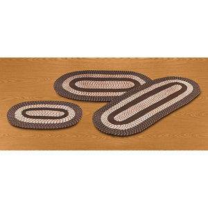 Madison Industries 3-pc. Oval Braid Rug Set