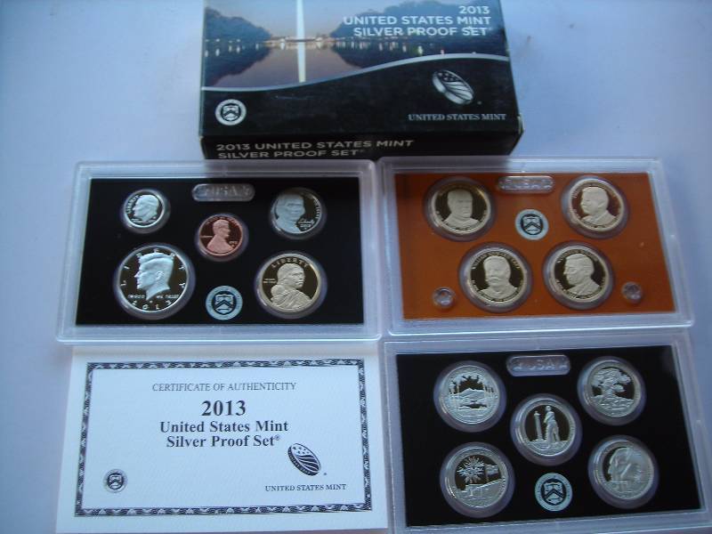 2013 US Mint Silver Proof Set