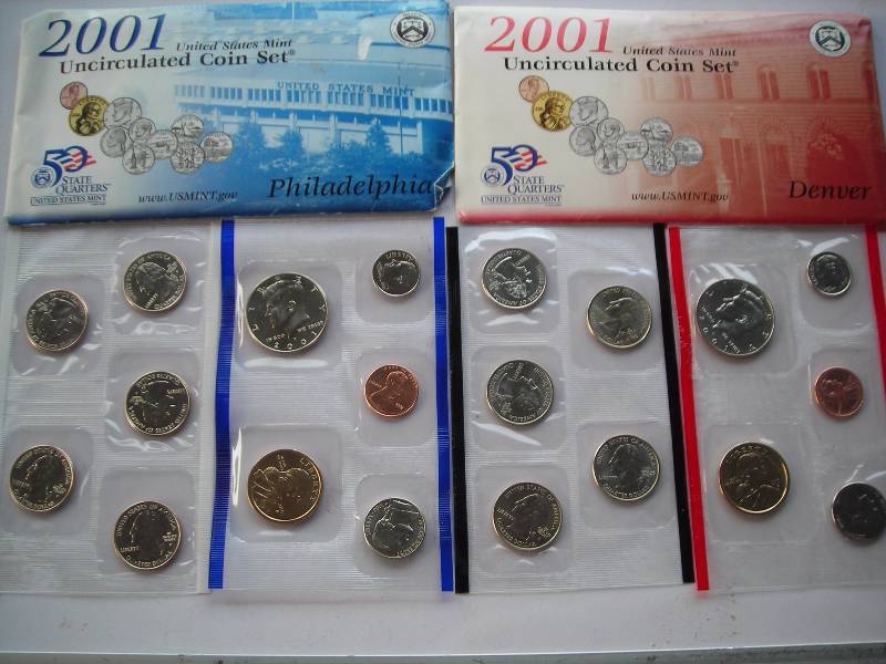 2001 US Unc Coin Set
