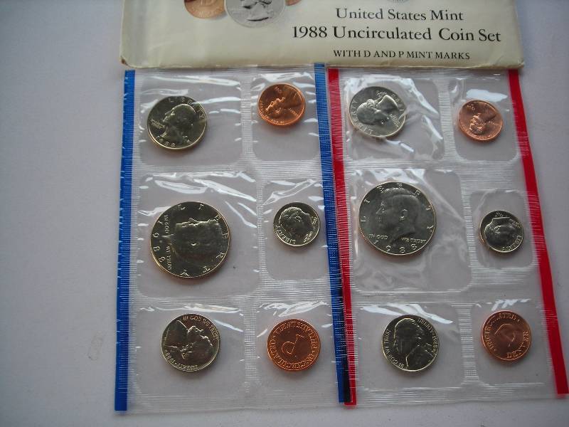 1988 US Unc Coin Set